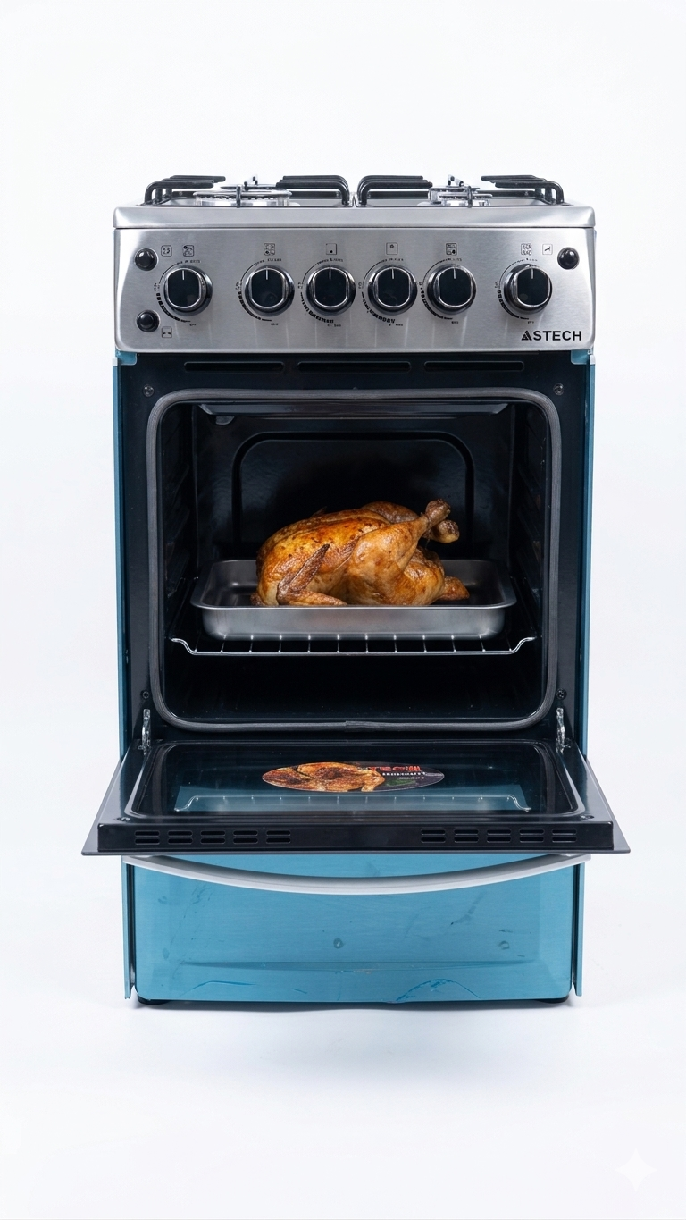 Cuisinière 4 feu 50x50